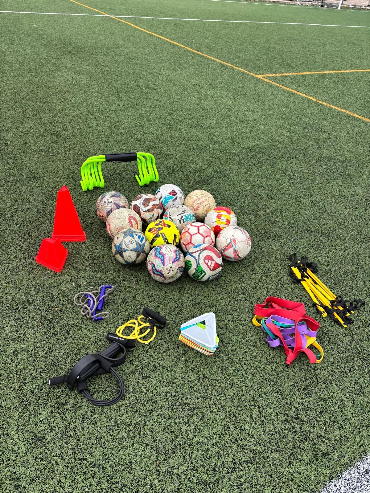 Material de entrenamiento DP preparado en el campo